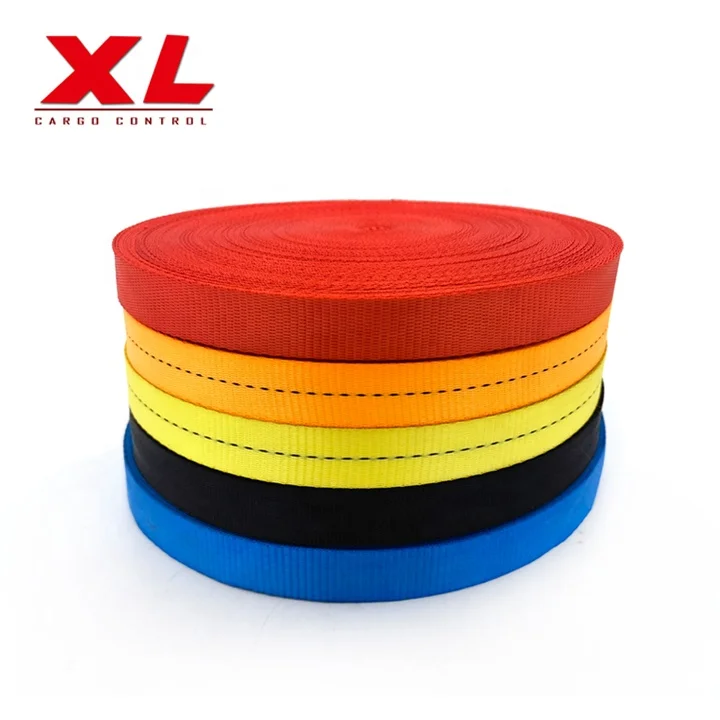 Manufacturer Heavy Duty Ratchet Tie Down Straps Customized Size High Tenacity Polyester Webbing