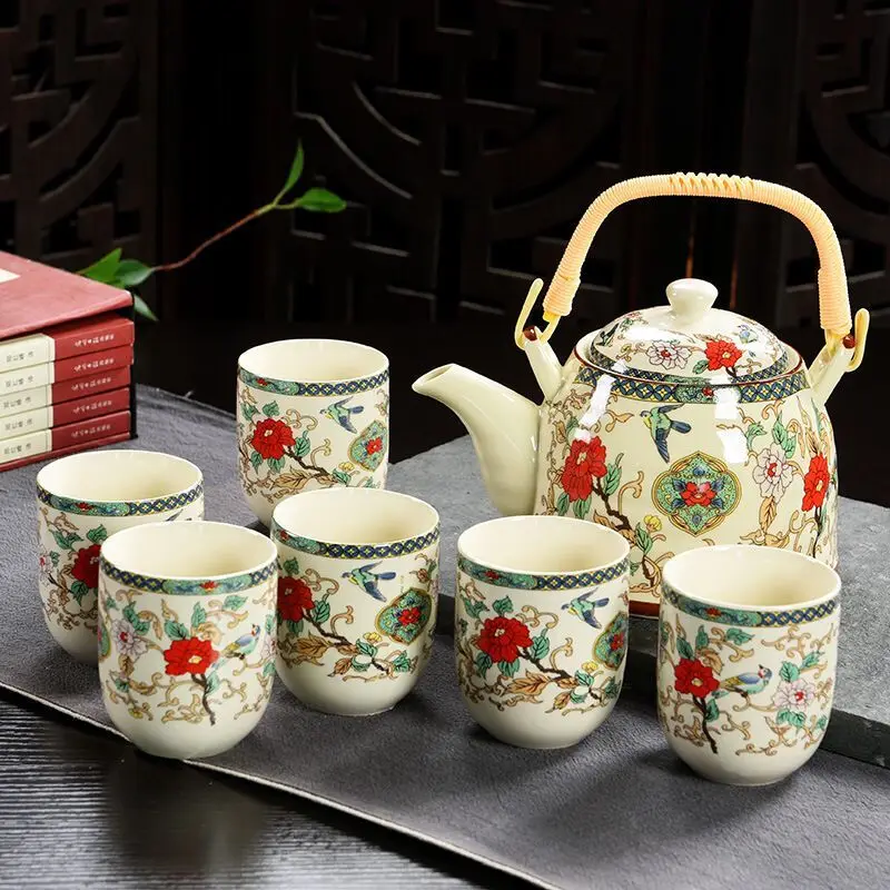 Different Jingdezhen blue and white porcelain kongfu tea set