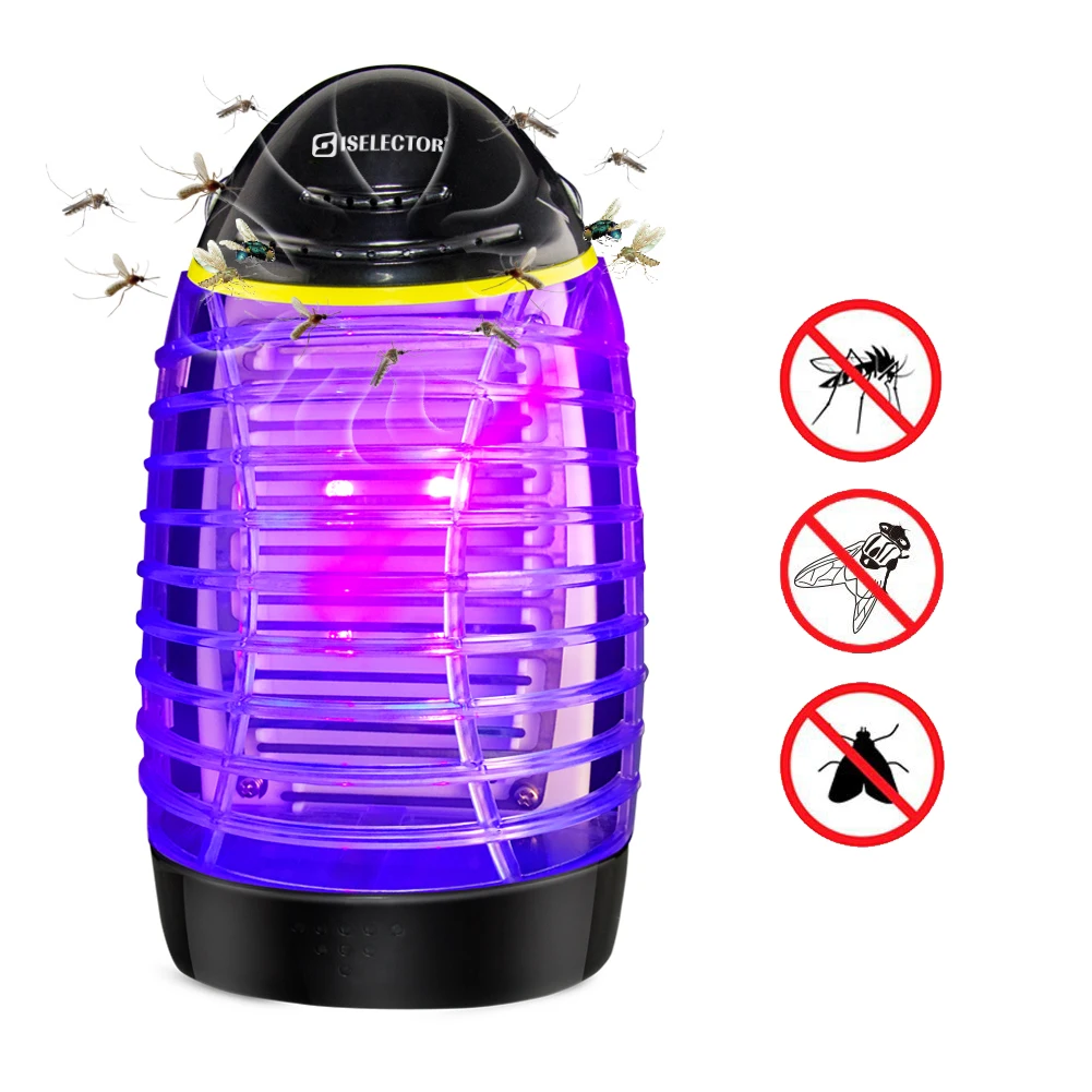 Indoor Bug Zapper Electronic Mosquito Killer Electric Fly Trap Uv Led Light Dilation Bug Lamp Mosquito Fly Zapper