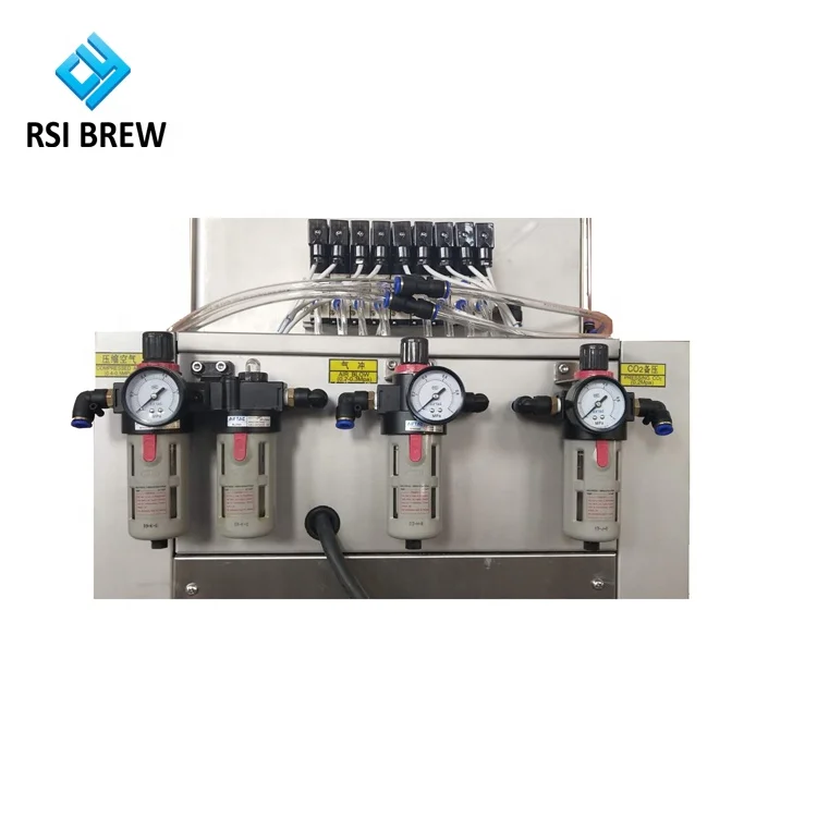 С высоким качеством с двумя головками автоматический розлив пива стиральная машина и машина для валяния оборудование