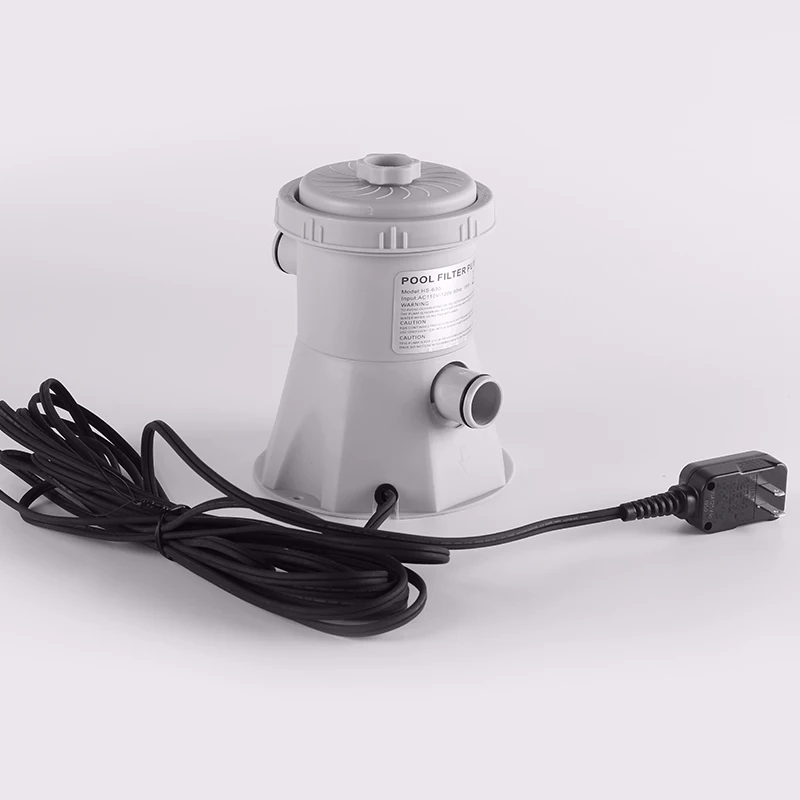 Swimming Pool Water Circulation Pump 300 Gallon Water Cleaner Filter Pump With American Adapter Electric Cleaning Tool