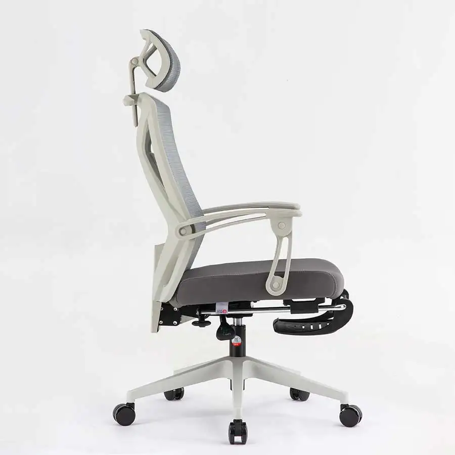 Comfortable price high back adjustable swivel ergonomic mesh office gaming chair with footrest