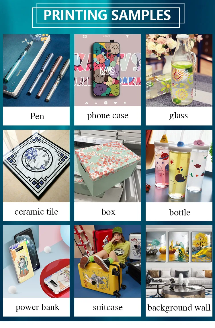 KingJet 45cm height printing ricoh g5i uv flatbed printer 9060