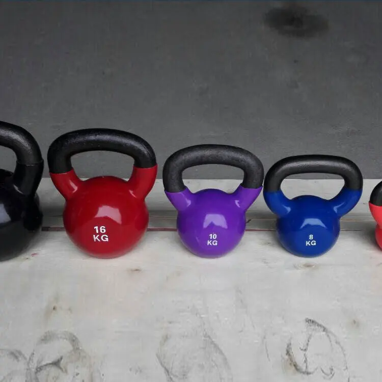 High Quality Shandong Factory Direct Sales Colorful Kettle Bells Weight Sets