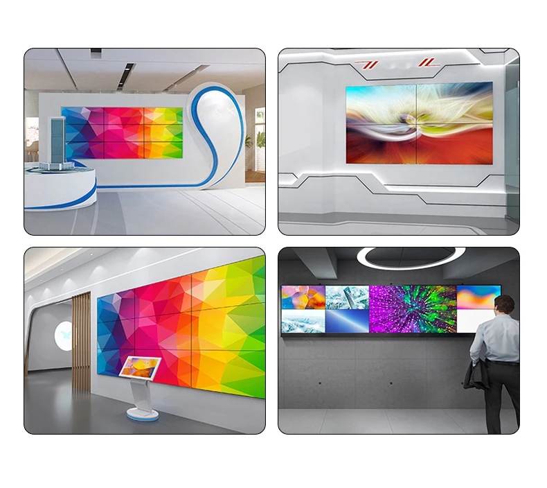 3.5 1.8 0.8mm bezel splicing, multiple splicing screen digital signage for sale