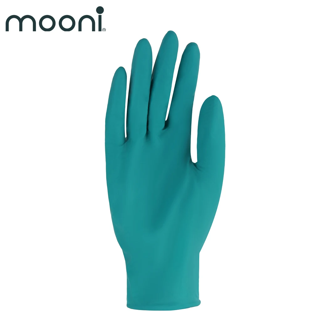 Examination Nitrile Gloves Medium Box of 200 Blue, Latex/Powder-Free Non-Sterile Exam Gloves Professional Grade for Hospitals
