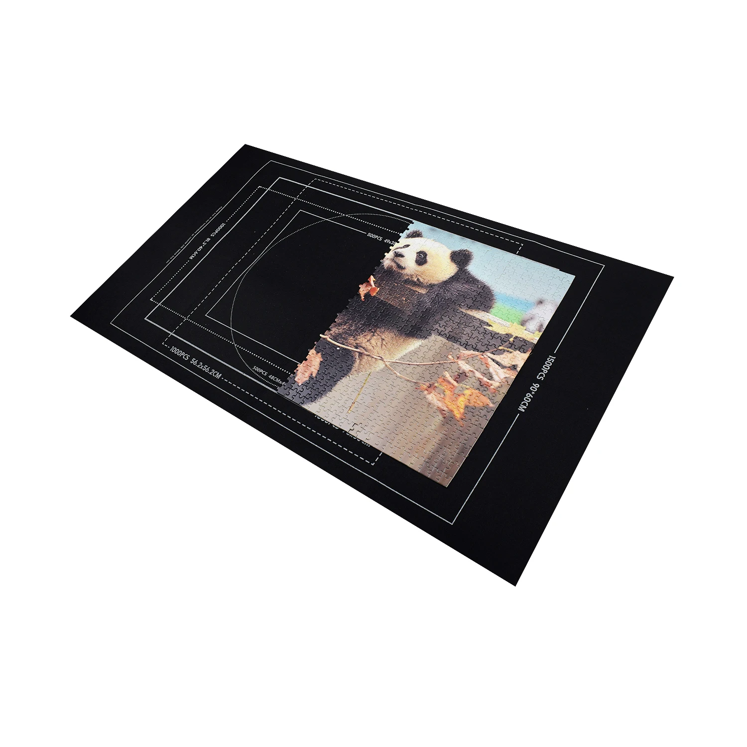 Wholesale Eco-Friendly Material Felt Jigsaw Mat Roll UP Puzzle Storage Puzzle Saver Puzzles Up to 2000 Pieces