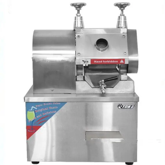 
Sugar cane squeeze juicer, sugar cane juice beverage making machine 