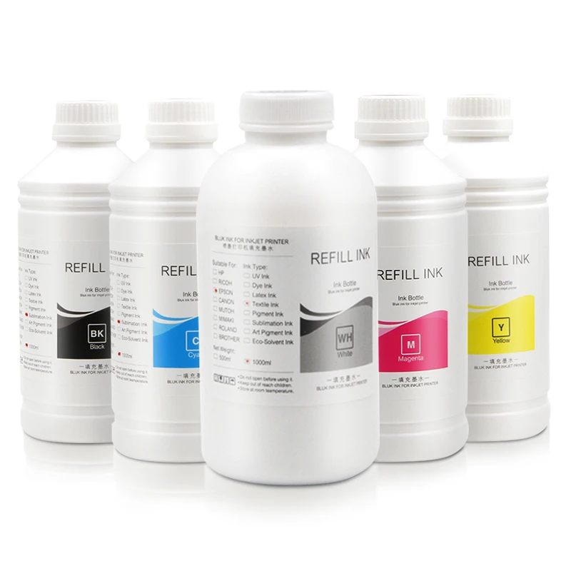 Цифровые текстильные чернила DTG для футболок, 500 мл, чернила для текстильного принтера, чернила DTG для принтера Epson Surecolor F2000 7880 для текстиля