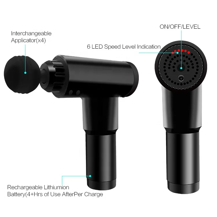 
Handheld deep cordless tissue power phoenix muscle body vibration massage gun battery 