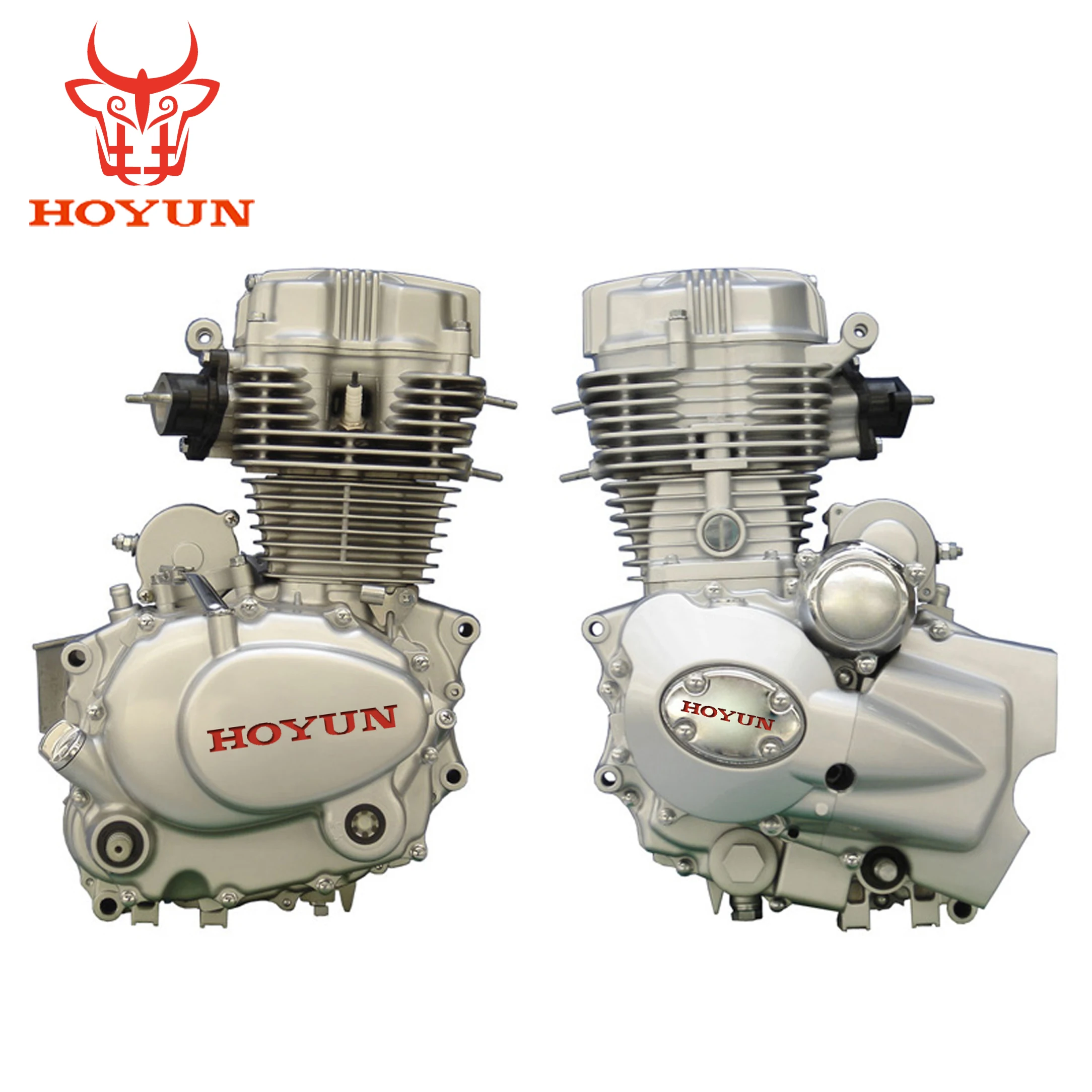 Двигатель мотоцикла HOYUN с воздушным охлаждением 125 куб. См Jinpin двигатель