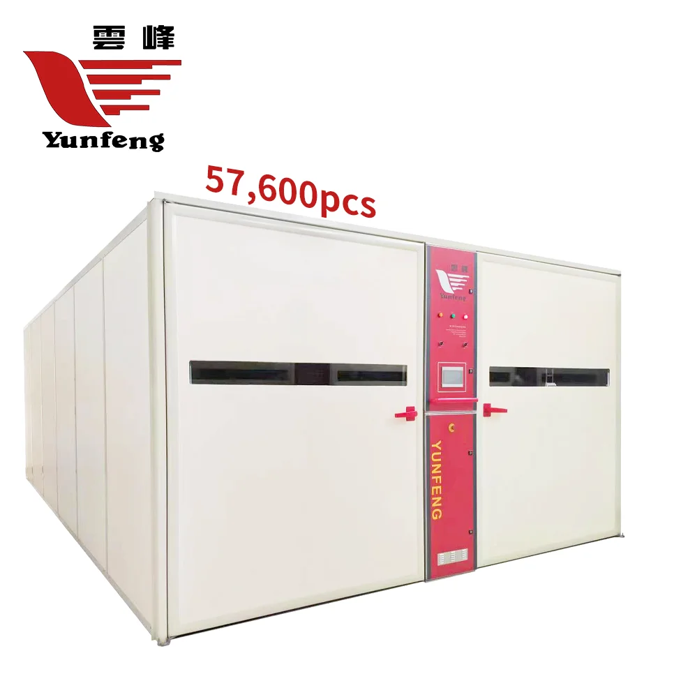YFDF-576SL высокопроизводительный профессиональный инкубатор для яиц большой емкости размер 60000 шт.