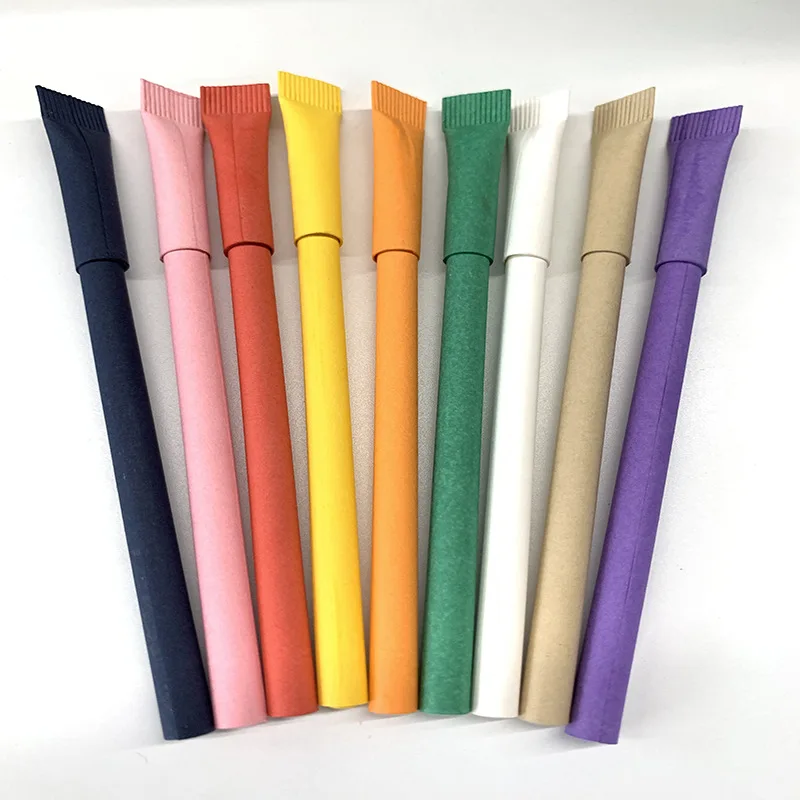 
Eco Friendly 100% Biodegradable Recycle Paper Pen for promotional 