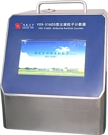 Touch  screen control system Six Channels airborne  Particle Counter for Clean room  WITH DOT MATRIX PRINTER