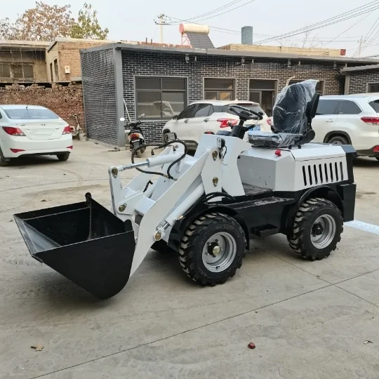 Hydraulic Lift Rod Front Shovel Loader For Sale Electric Loader For Sale Mini Wheel loader Small Price