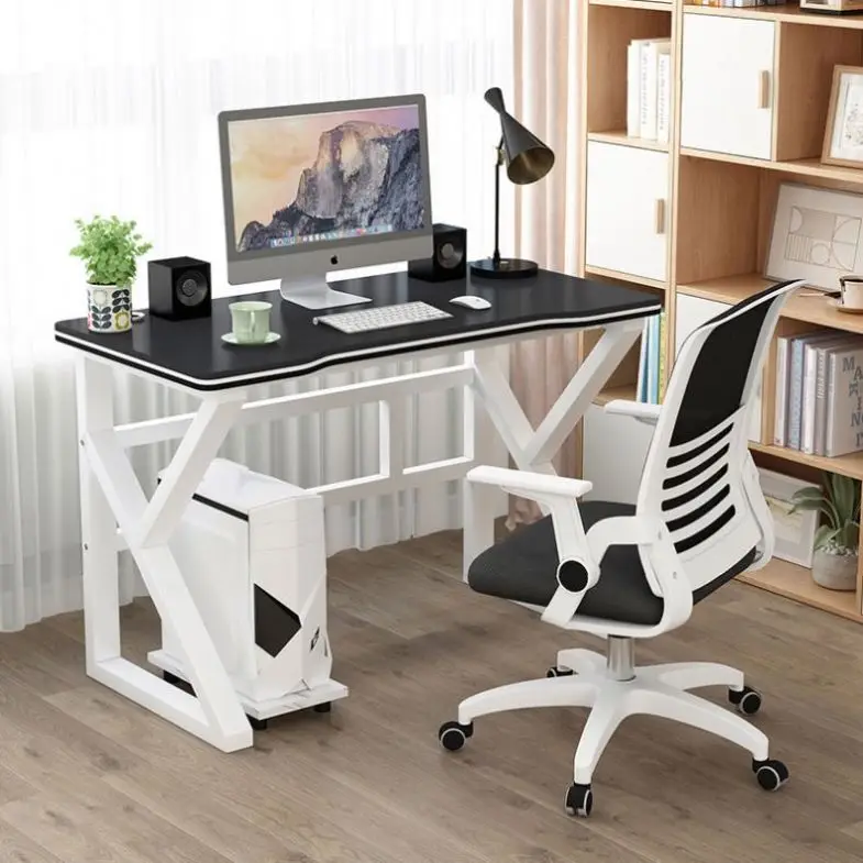 Wholesale Furniture Design Work Executive New Design Best Modern Black and White Gaming Desk Home Office Custom Computer Table