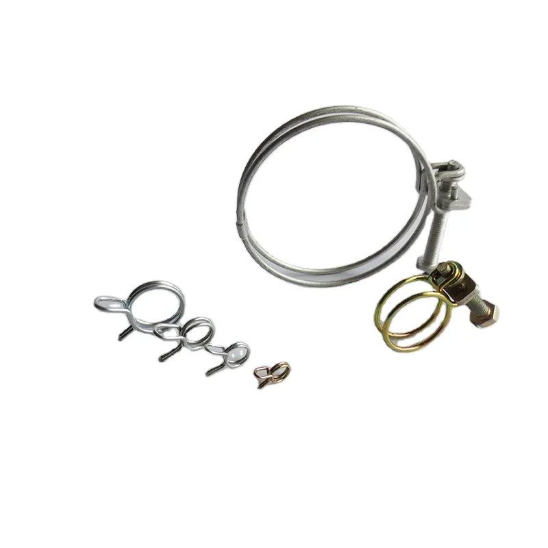 Supplier of stainless steel double wire hose clamp / double spring clip