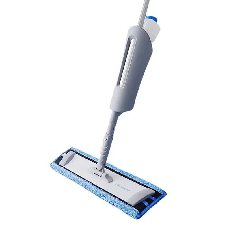 ECG water spray Flat Mop Building Cleaning System Spinning Floor Mop Space Minimalist Gifts aluminum alloy poles and plates