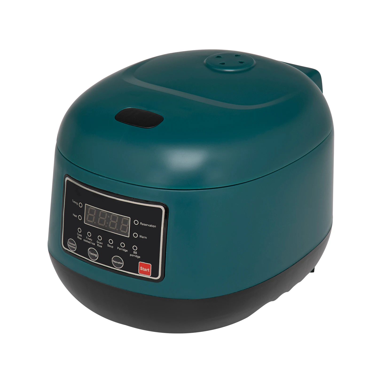 
3L Portable Fashion Cute Electric Automatic Green Rice Cooker CE Mini Travel Hotel Square Rice Cooker Kitchen Appliance 