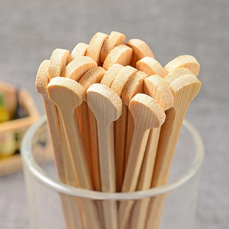 Best Special-shaped  Disposable bamboo stirrer coffee stirrer wooden Cocktail Drink Coffee Stirrers sticks