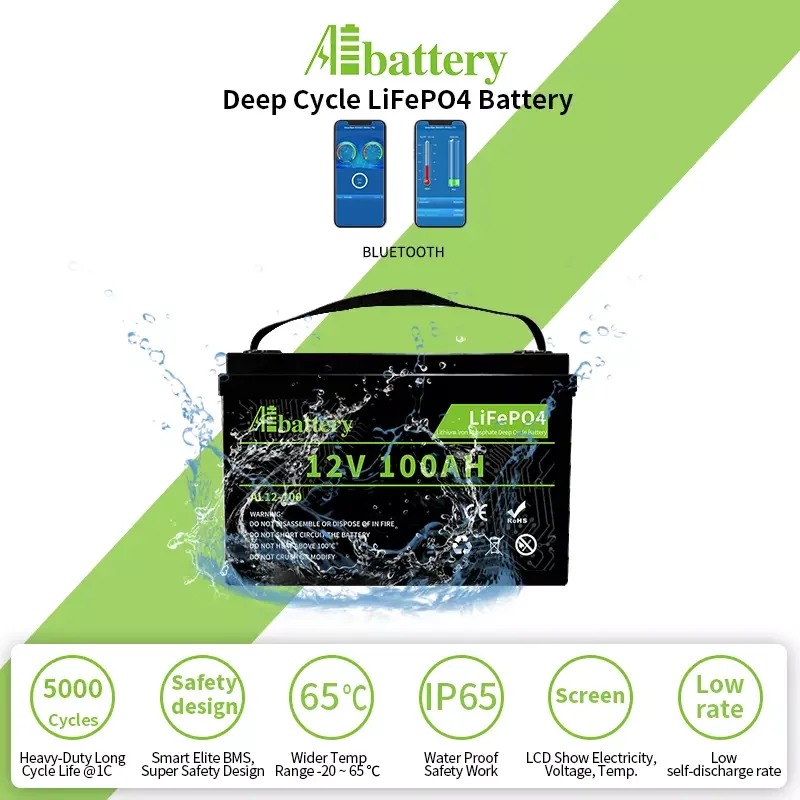 lithium lto battery 12v 100ah lightweight