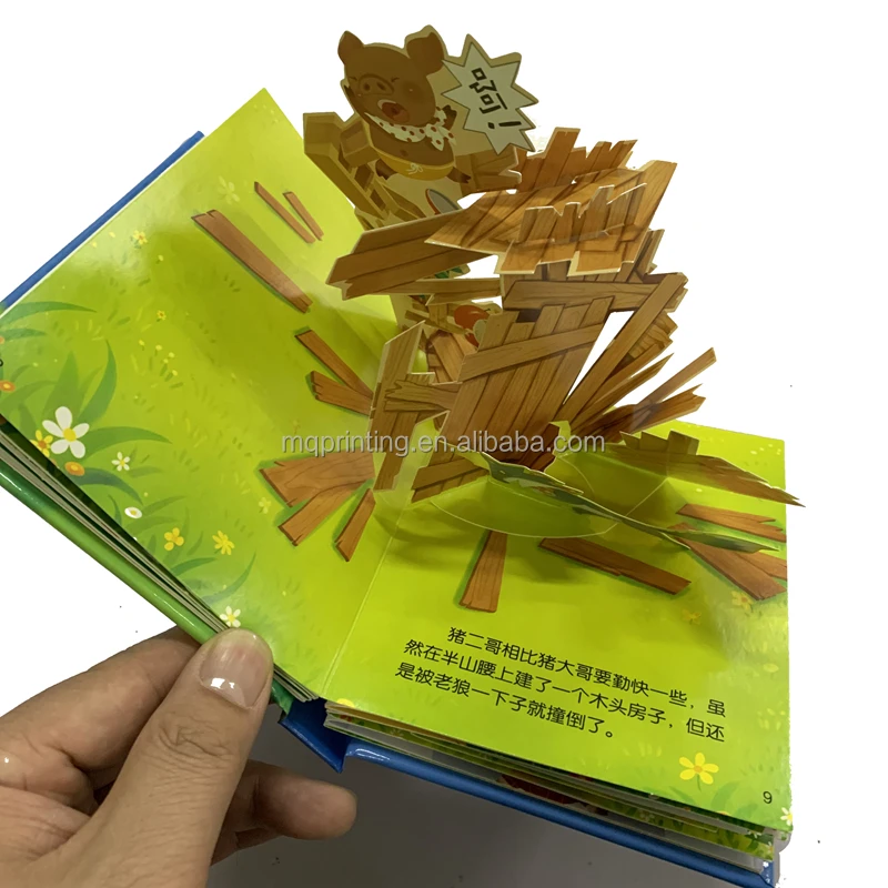 Оригинальные детские английские всплывающие образовательные 3d-книги рассказов для детей 3D
