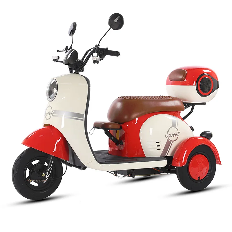 2024 hot selling electric tricycle with fat tire whree wheels for old people from China manufacturer