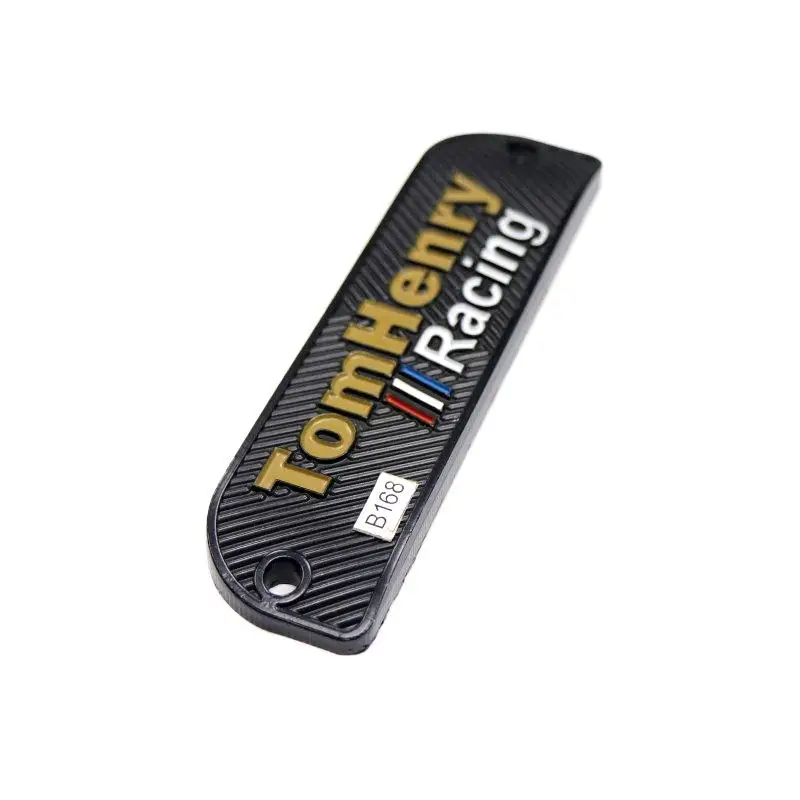 Personalized Customized Clear 3D Logo Advanced Exquisite Design High-quality Materials Embossed Metal Nameplate for Racing Cars