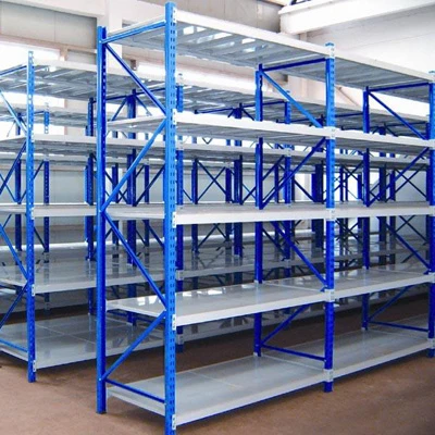 Factory 2000*600*2000 Adjustable 4 Shelves Metal Warehouse Steel Storage Racks System