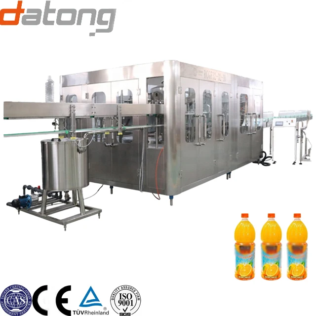 Small Plant Drinking Mango Lemon Concentrate Juice Hot Bottling Filling Line