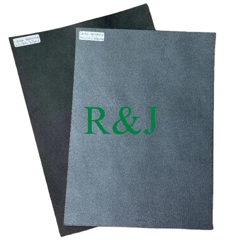 Carbon impregnated antistatic filter cartridge material