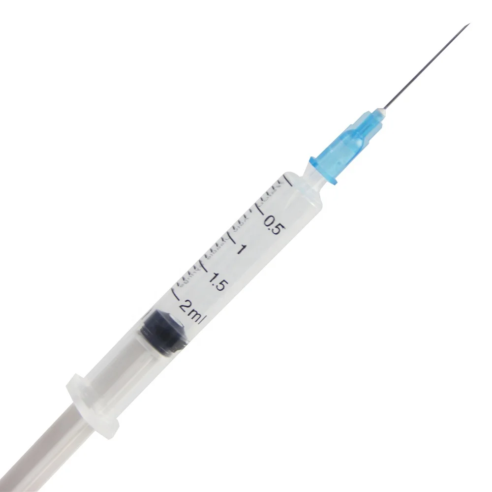 Chinese manufacturer 1ml 3ml 5ml 10ml 20ml Luer lock slip plastic medical disposable syringe with needle