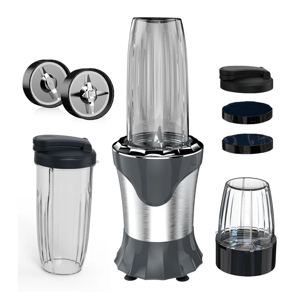 Electric Personal Smoothie Blender with Dry Grinding with Ice Crushing BPA Free Bottle