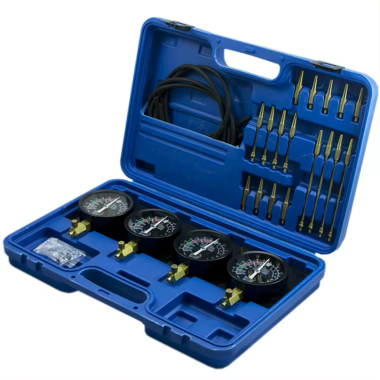Local stock Fuel Pressure Carburetor Synchronize Gauge Diagnostic auto Test Tool Kit