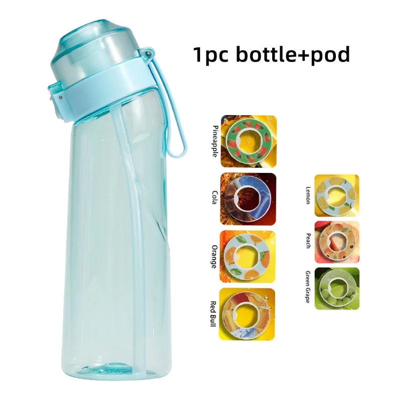 Most Popular Sport Drinking Water Cups Triton Tumbler custom Air Scent up water bottle with Pods flavour air bag up