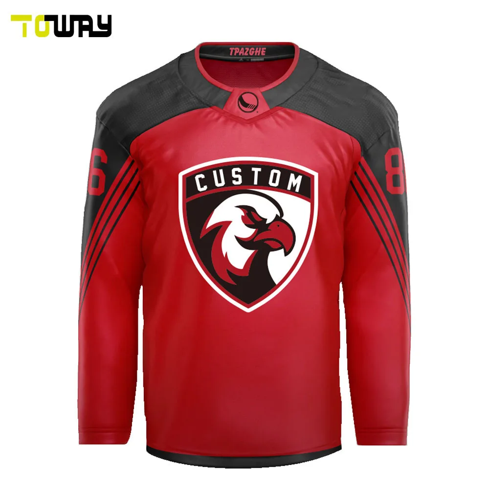 Quick dry Adult Mens ice hockey jersey sewing pattern