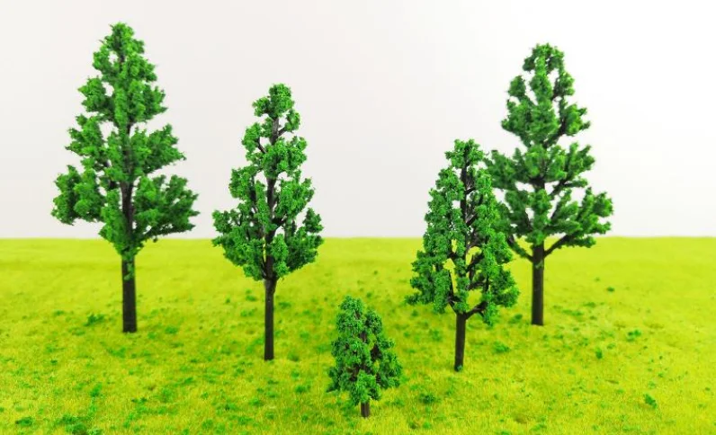 architecture model miniature wire decorative scale wire tree in ho train layout model building kits toy