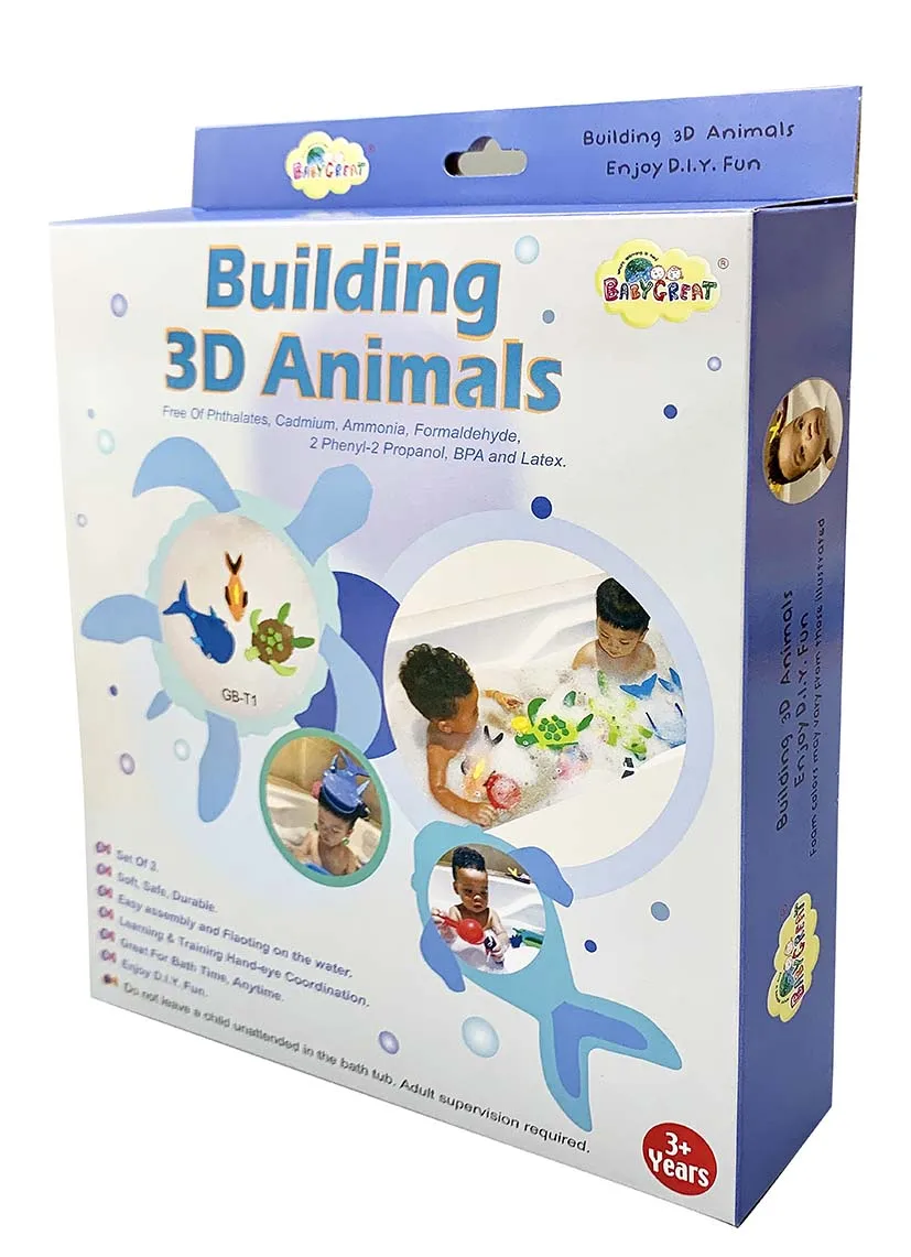 Wholesale Excellent Safe Durable 3D Animal Bath Toys New Building for Baby Swimming Pool Accessories Export Ready