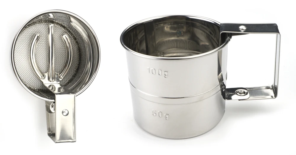 1 cup stainless steel flour sifter