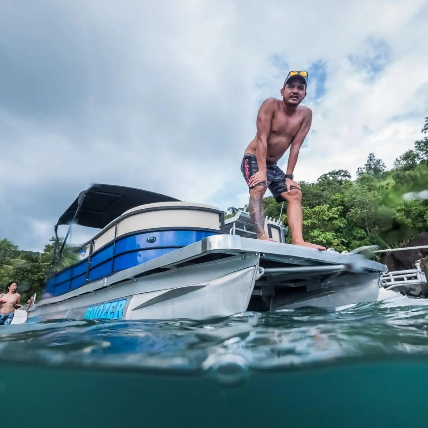 High quality 15ft-38ft aluminum happy family party time multi-functional pontoon boats for sale