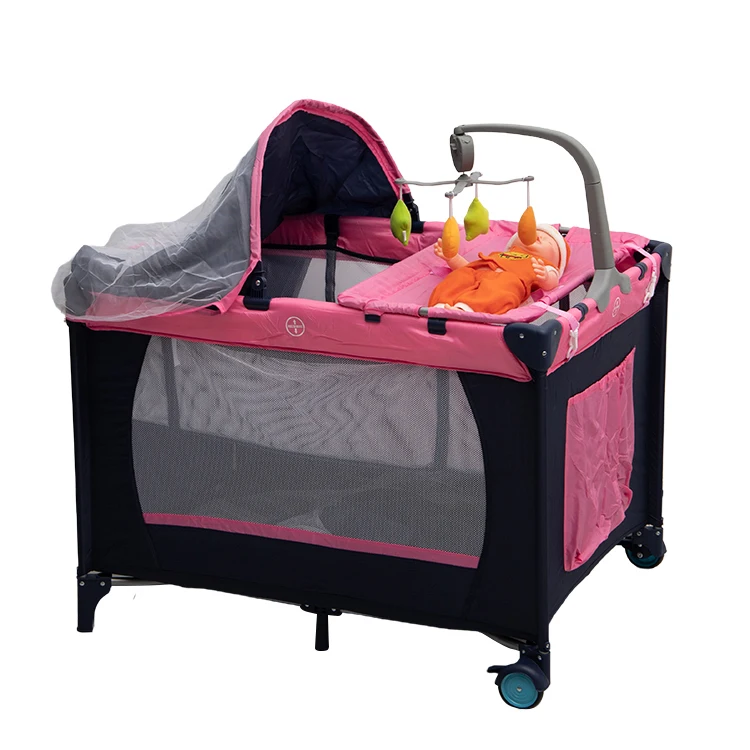 Functional Big Storage Baby Bed Newborn Sleeping Crib Cosleeper Bed Playkids Crib
