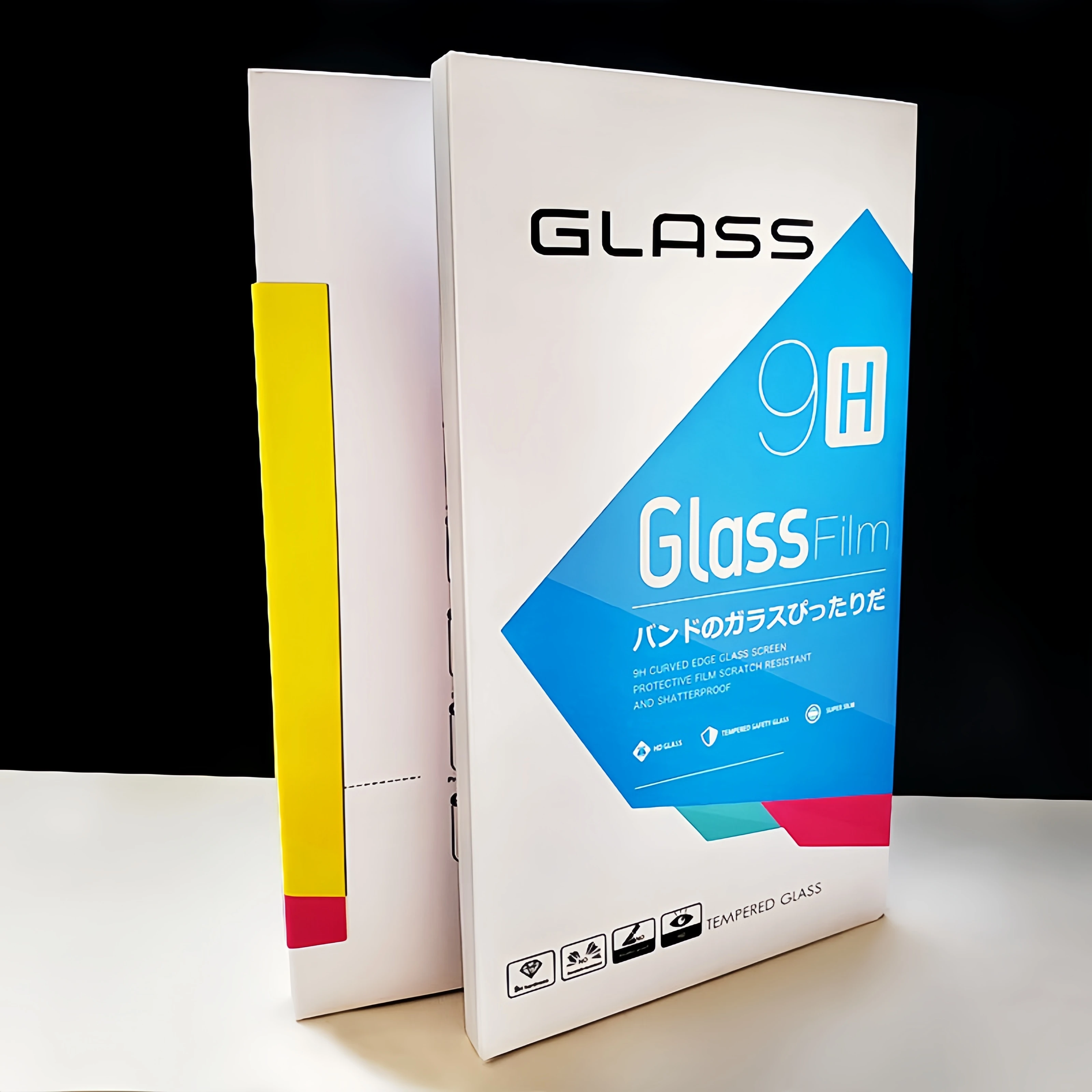 Custom Logo Cell Phone 9H Tempered Glass Screen Protector Packaging Box