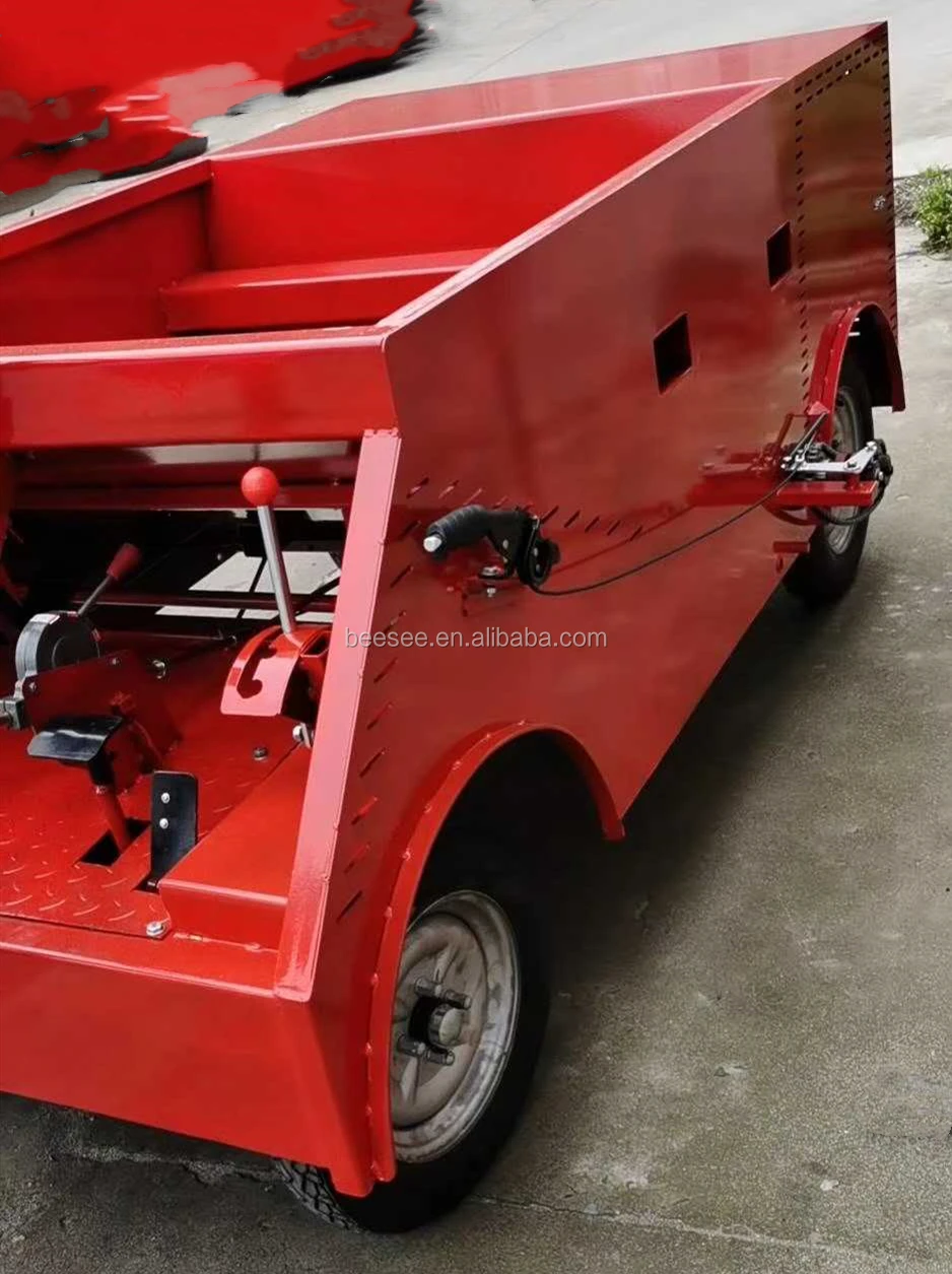 
Quartz sand and crumb rubber granules SBR/EPDM infill brush machine for artificial grass turf construction 