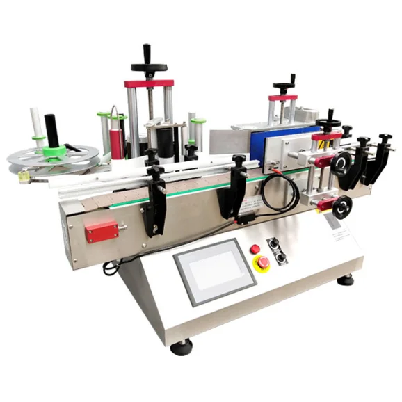 Automatic sticker labeling machine labeling machine round bottle round bottle labeling machine