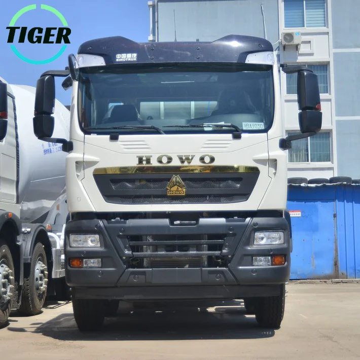 Sinotruk 6X4 8X4 Cement Mixer Pump Tank Construction Mixing Drum Truck HOWO Mobile Concrete Mixer Truck