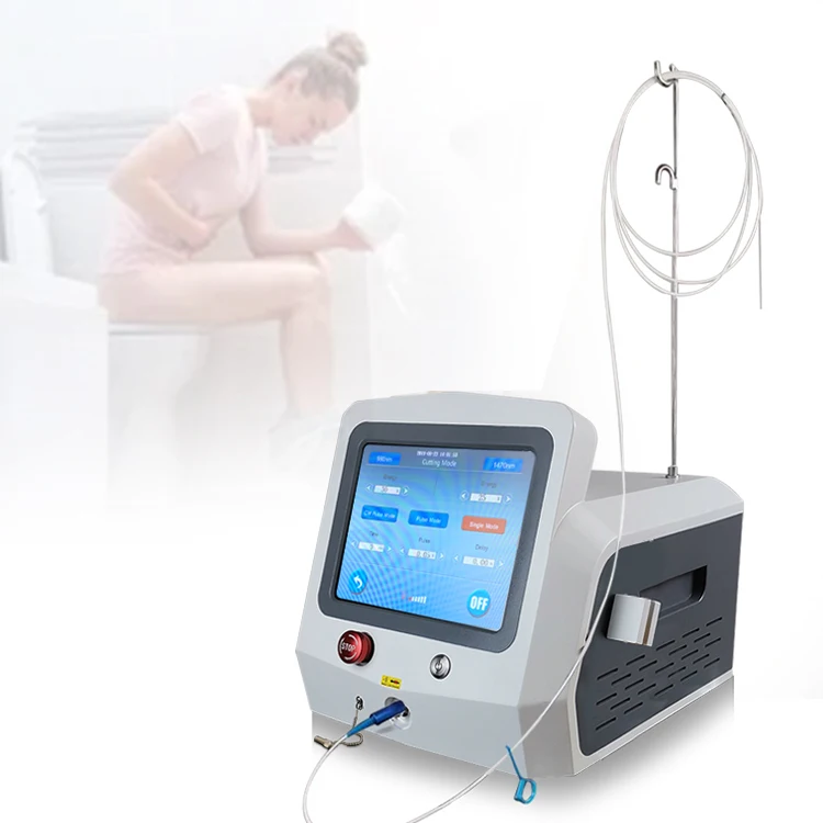 2023 New Products Latest Technology Diode Laser Dual 980nm 1470nm  External Hemorrhoids Removal Surgery Machine price/cost
