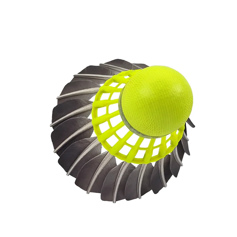 Dmantis New Arrival  Badminton Shuttlecock Model K66 3in1 Shuttlecock Stable and Durable Goose Feather Ball