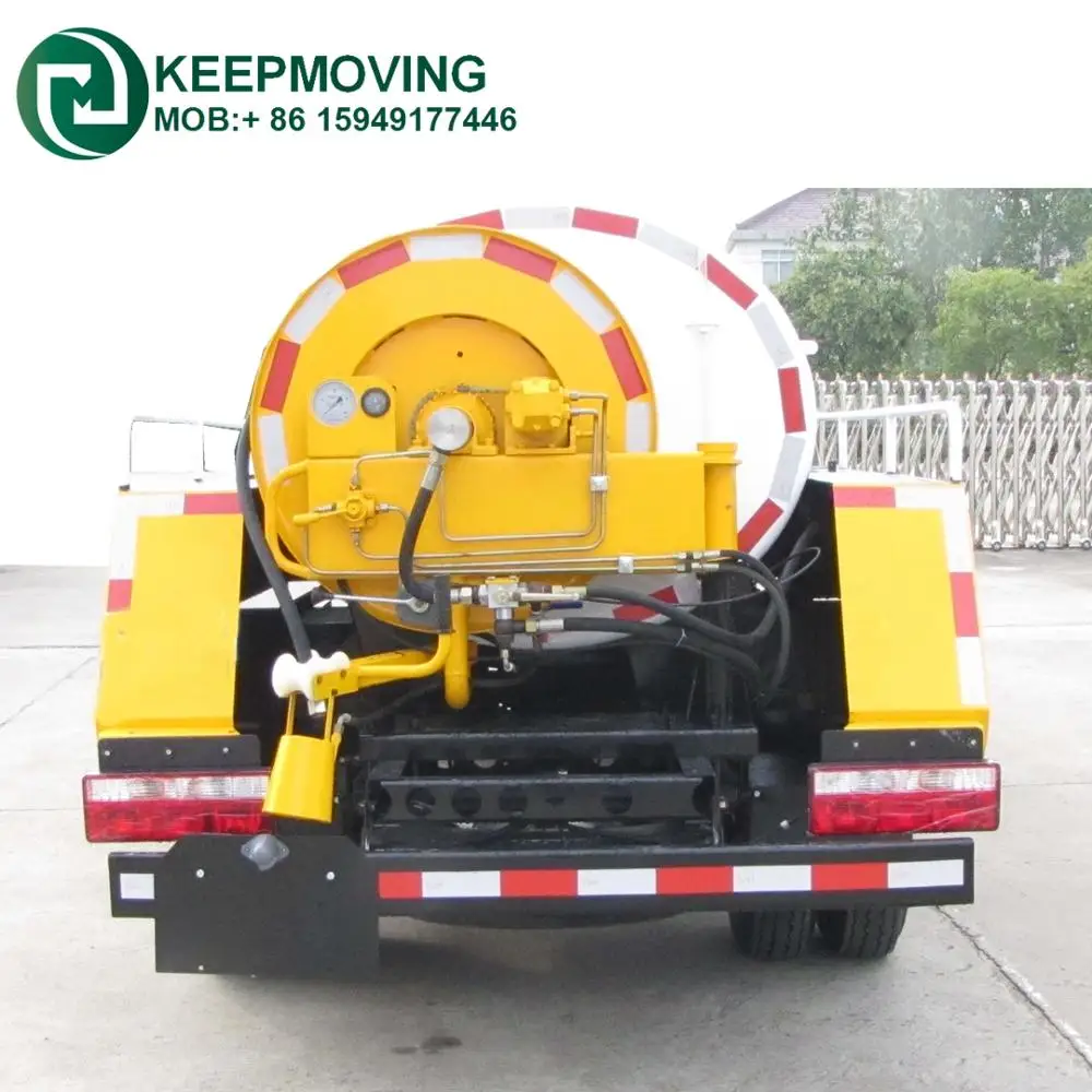 4X2 JAC 3CBM Muti-Funtional Sewage Jetting Truck