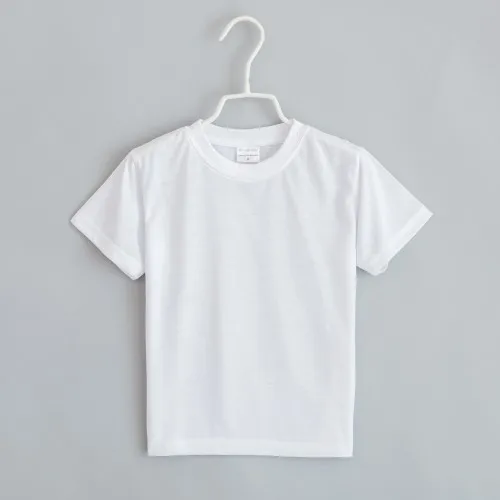 
Blank Infant Polyester Cotton-Feel Baby Months Round Neck T-shirt for Sublimation 