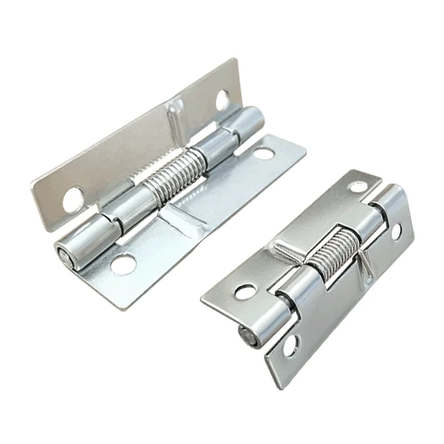 HM1232 Processing Customized 2 Inch Stainless Steel Spring Hinge Concealed 90 Degree Positioning Automatic Opening